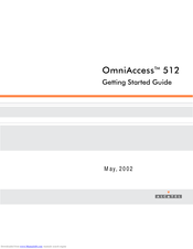 Alcatel OmniAccess 512 Getting Started Manual