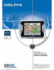 Delphi NAV200 - Portable GPS Navigation System Owner's Manual