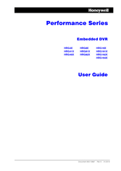 Honeywell HRG4X User Manual