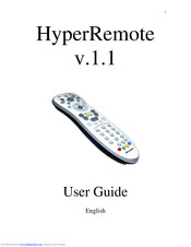 DGTech HyperRemote v.1.1 User Manual