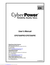 CyberPower CPS7500PIE User Manual