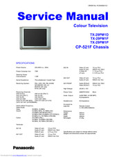 Panasonic TX-29PM1D Service Manual