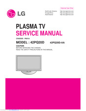 LG 42PQ20D Service Manual