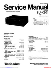 Technics SU-X901 - service Service Manual