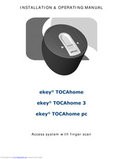 eKey TOCAhome Installation & Operating Manual