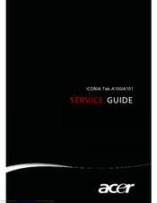 Acer A100 Service Manual
