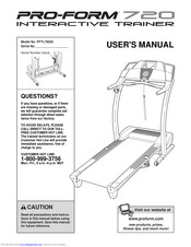 Pro-Form PFTL79020 User Manual