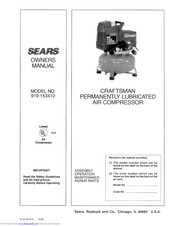 Craftsman 919.153410 Owner's Manual