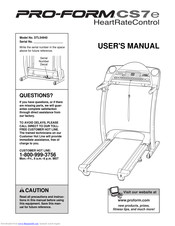 Pro-Form CS7e HeartRateControl User Manual