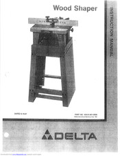 Delta 432-01-651-0006 Instruction Manual