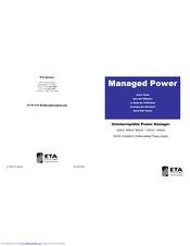 ETA Systems 1440VA User Manual