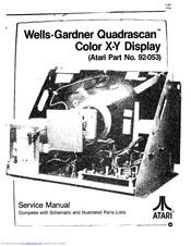 Atari Quadrascan 92-053 Service Manual
