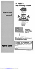 Porter-Cable Tru-Match 6921 Instruction Manual