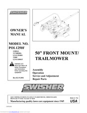 Swisher POL1250F Owner's Manual