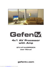 Gefen GTV-HT-AUDPROCN User Manual
