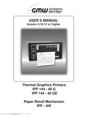 GMW IPP 144-40 G User Manual