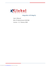 Global American 2807880 User Manual