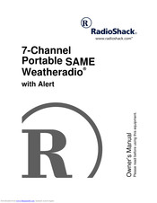 Radio Shack Weatheradio Owner's Manual