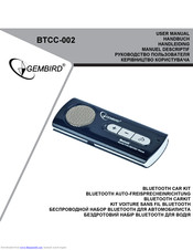 Gembird BTCC-001 User Manual