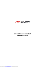 HIKVISION RA4 Series User Manual