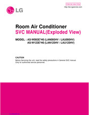 LG AS-W093ERH0 Svc Manual