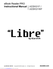 Aluratek AEBK01WF Libre PRO Instructional Manual