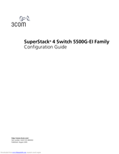 3Com SuperStack 4 5500G-EI Series Configuration Manual