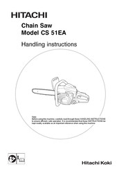 Hitachi Koki CS 51EA Handling Instructions Manual