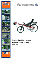 HP Velotechnik Street Machine Gte 2008 Operating Manual And Service Instructions
