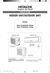 Hitachi RAS-10C9KS2 Instruction Manual