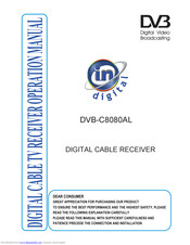 IN Digital DVB-C8080AL Operation Manual