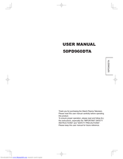 Hitachi 50PD960DTA User Manual