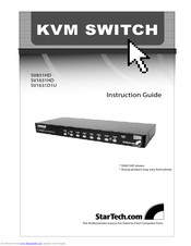 StarTech.com SV1631D1U Instruction Manual