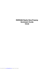 FMR Audio R-390B Quick Start Manual