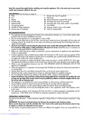 DELONGHI F16313 User Manual