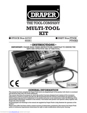 Draper PT95K Instructions Manual