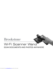 Brookstone Wi-Fi Scanner Wand User Manual