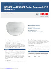 Bosch DS938Z Series Quick Manual