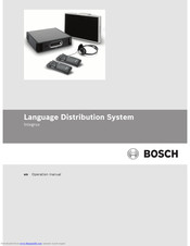 Bosch Integrus Operation Manual