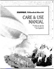 Tappan T89BG1004 Care And Use Manual