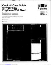 Frigidaire REG-97G Cook-N-Care Manual