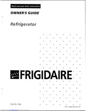 Frigidaire 218063300 Owner's Manual