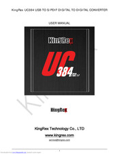KingRex UC384 User Manual
