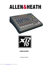 ALLEN & HEATH XB 10 User Manual