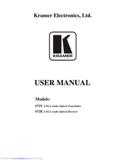 Kramer DigiTOOLS 672R User Manual