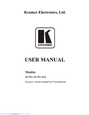 Kramer SV-551 ALC User Manual