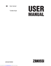Zanussi ZDCB47209W User Manual