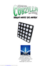 Blizzard COBZilla Bright White 5X5 Matrix User Manual