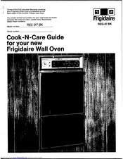 Frigidaire REG-97 BK Cook-N-Care Manual