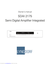 Lyngdorf Audio SDAI 2175 Owner's Manual